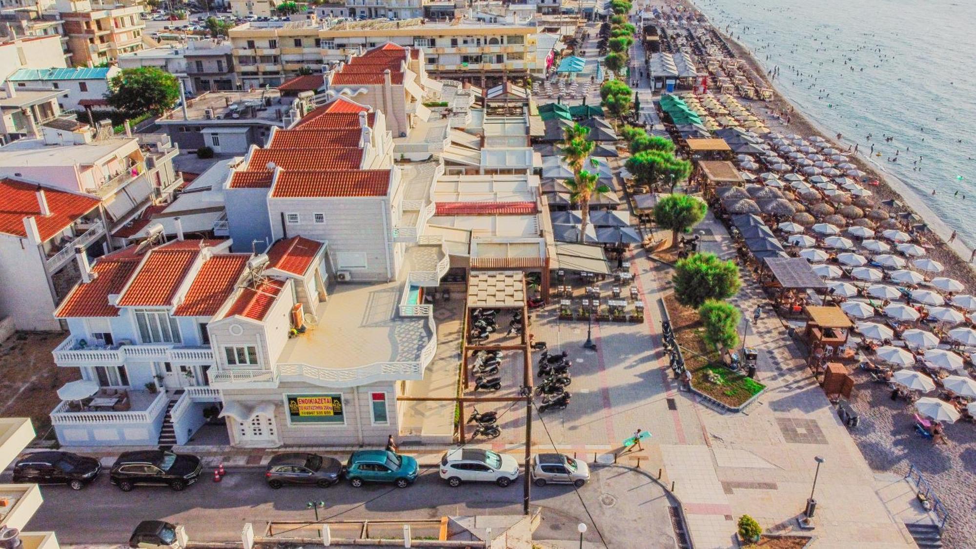 Beach Blue Villa Corinth Экстерьер фото